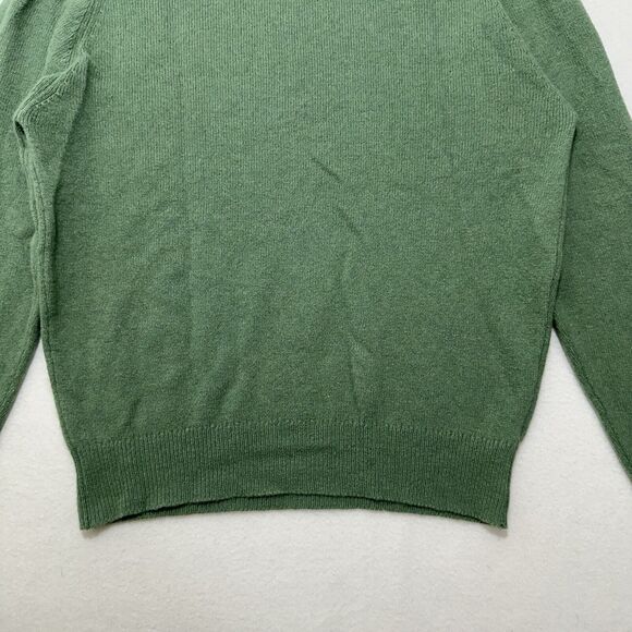 Romanes & Paterson Women's 38 Green Mockneck Lambswool Angora Blend Sweater - Picture 12 of 12